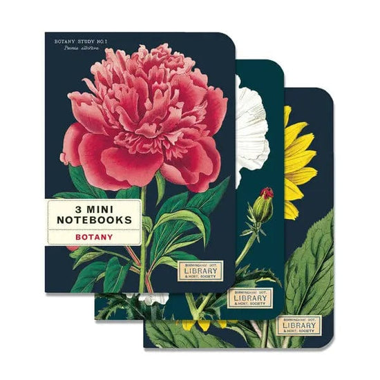 Cavallini & Co. Notebook Cavallini & Co. - 3 Mini Notebooks - Botany