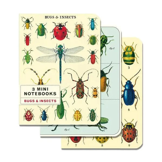 Cavallini & Co. Notebook Cavallini & Co. - 3 Mini Notebooks - Bugs & Insects