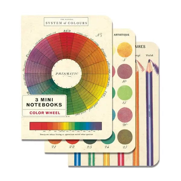 Cavallini & Co. Notebook Cavallini & Co. - 3 Mini Notebooks - Colour Wheel