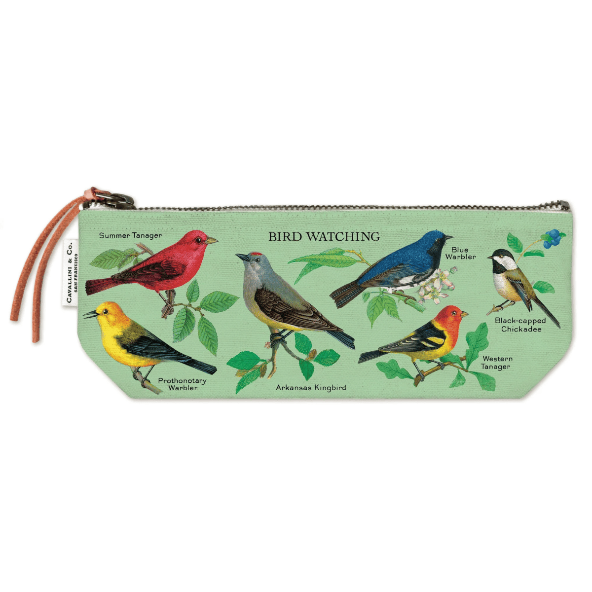 Cavallini & Co. Pencil Case Cavallini & Co. - Vintage Mini Pouch - Bird Watching