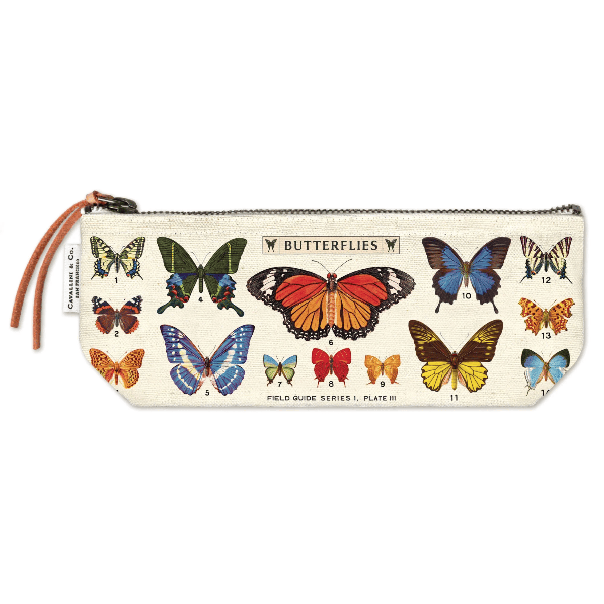 Cavallini & Co. Pencil Case Cavallini & Co. - Vintage Mini Pouch - Butterflies