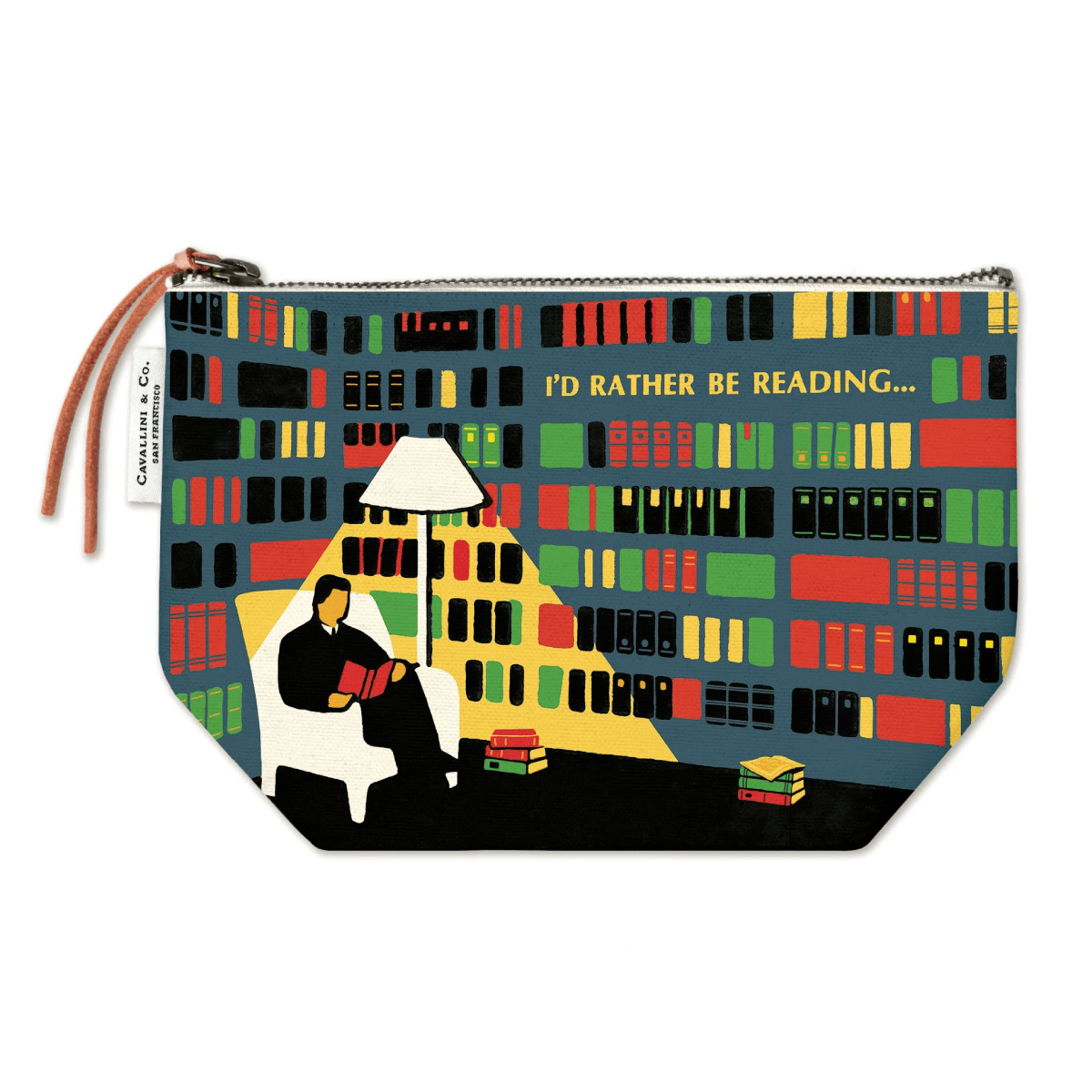 Cavallini & Co. Pencil Case Cavallini & Co. - Vintage Pouch - Library