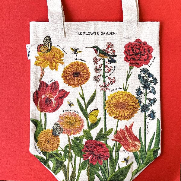 Cavallini & Co. Tote Bag Cavallini & Co. - Vintage Tote - Flower Garden