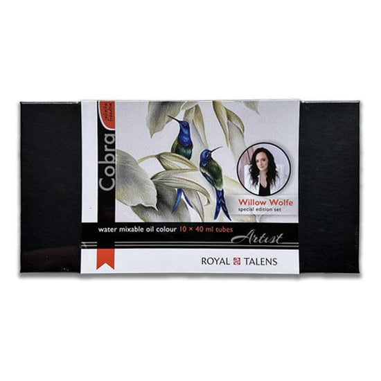 Cobra Water Mixable Oil Colour Set Cobra - Artist - Water Mixable Oil Colours - Willow Wolfe Special Edition Set
