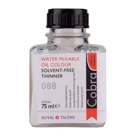Cobra Water Mixable Oil Medium Cobra - Water Mixable Oil Colour - #88 Solvent-Free Thinner - 75mL Bottle