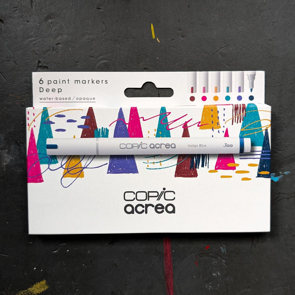Copic - Acrea Paint Markers - Set of 6 Colours - Deep