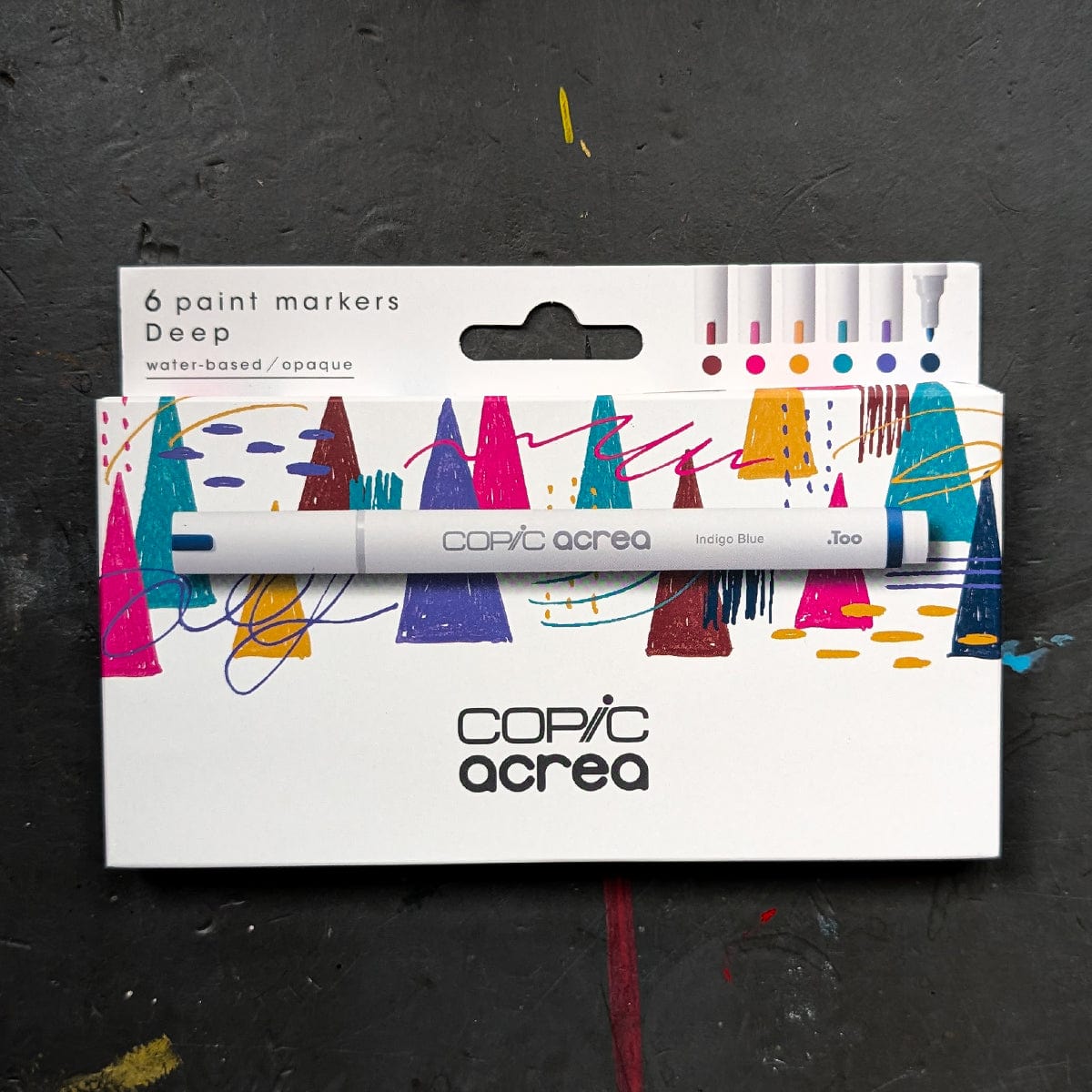 Copic Paint Marker Copic - Acrea Paint Markers - Set of 6 Colours - Deep