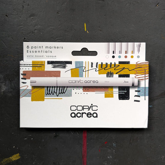 Copic Paint Marker Copic - Acrea Paint Markers - Set of 6 Colours - Essentials
