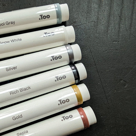 Copic Paint Marker Copic - Acrea Paint Markers - Set of 6 Colours - Essentials