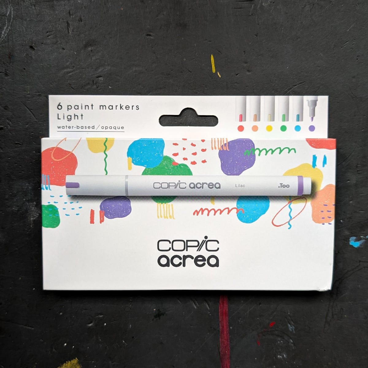 Copic Paint Marker Copic - Acrea Paint Markers - Set of 6 Colours - Light