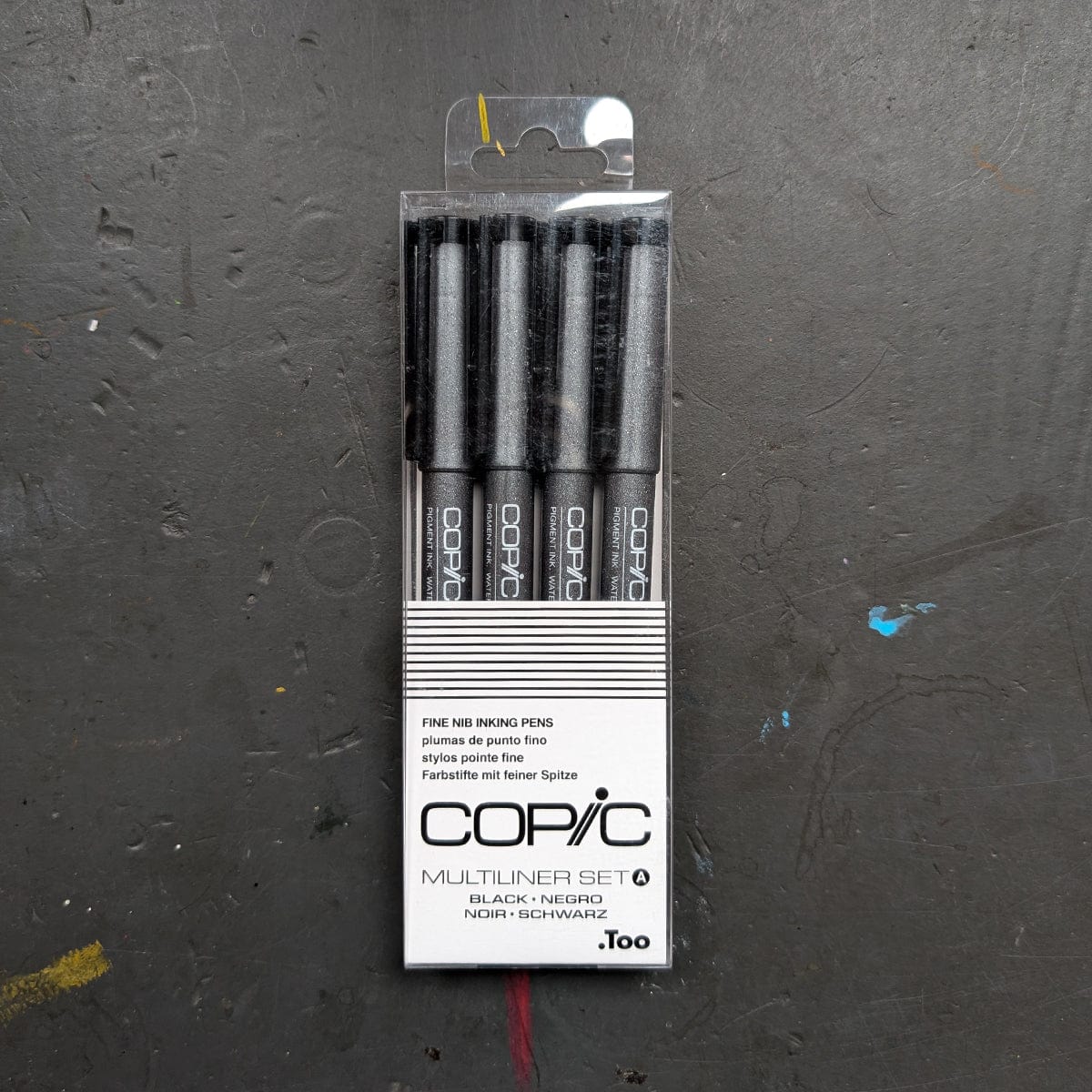 Copic Pigment Liner Copic - Multiliner Pens - Set of 4 - Black