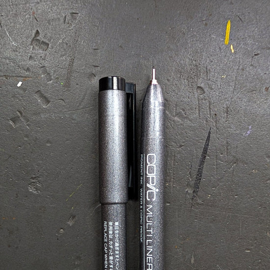 Copic Pigment Liner Copic - Multiliner Pens - Set of 4 - Black