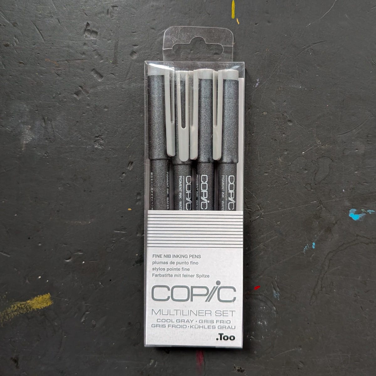 Copic Pigment Liner Copic - Multiliner Pens - Set of 4 - Cool Grey