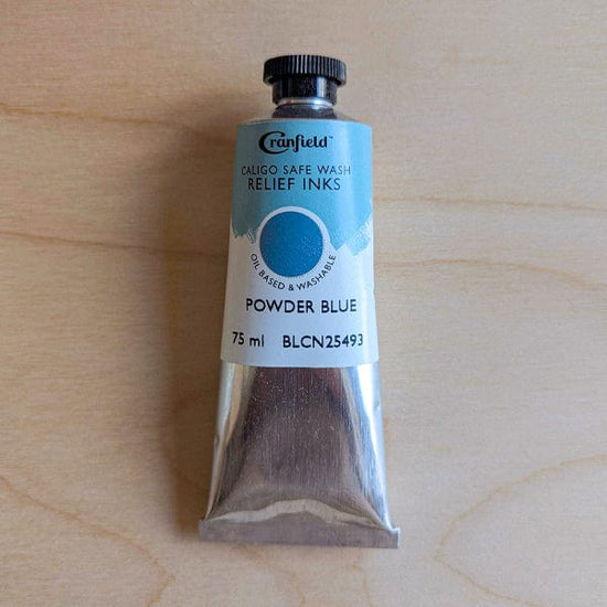 Cranfield Colours Block Printing Ink Cranfield - Caligo Safe Wash Relief Ink - Soft Shades - Set of 6 Colours - 75mL Tubes