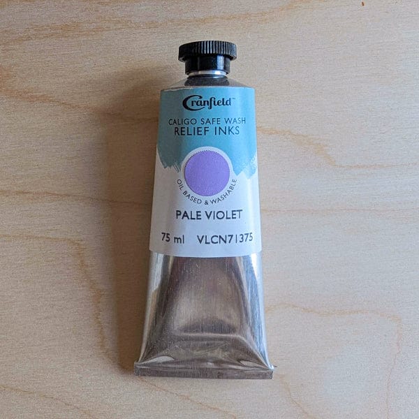 Cranfield Colours Block Printing Ink Cranfield - Caligo Safe Wash Relief Ink - Soft Shades - Set of 6 Colours - 75mL Tubes