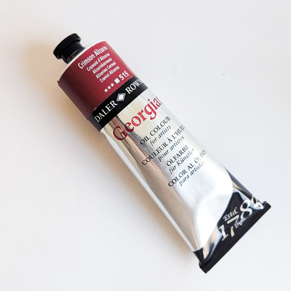 Daler-Rowney Oil Colour Daler-Rowney - Georgian Oil Colours - 225mL Tubes - Crimson Alizarin - SPECIAL OFFER