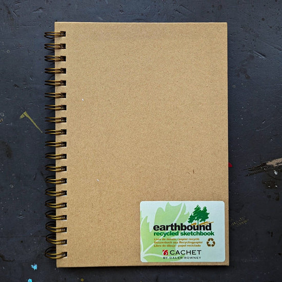 Daler-Rowney Sketchbook - Spiralbound Daler-Rowney - Earthbound Recycled Sketchbook - 7x10"