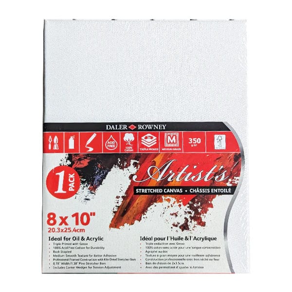 Daler-Rowney Stretched Canvas - Regular Daler-Rowney - Artist's Stretched Canvas - 3/4