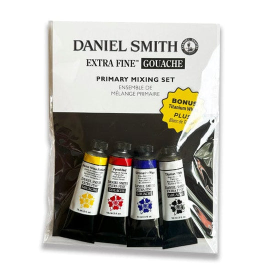 Daniel Smith Designer Gouache Set Daniel Smith - Gouache Tube Set - 3 Primary Colours + White - Item #285690007