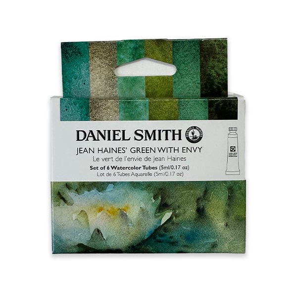 Daniel Smith Watercolour Set Daniel Smith - Extra Fine Watercolours - Jean Haines' Green with Envy - Set of 6 Colours in 5mL Tubes - Item #285610346
