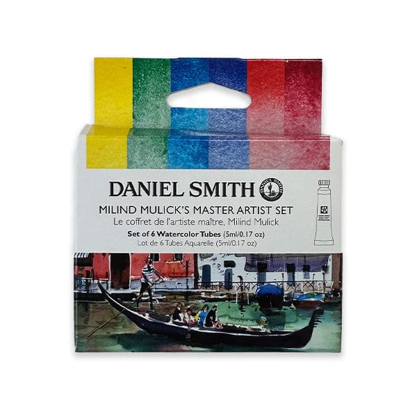 Daniel Smith Watercolour Set Daniel Smith - Extra Fine Watercolours - Milind Mulick's Master Artist Set - 6 Colours in 5mL Tubes - Item #285610440