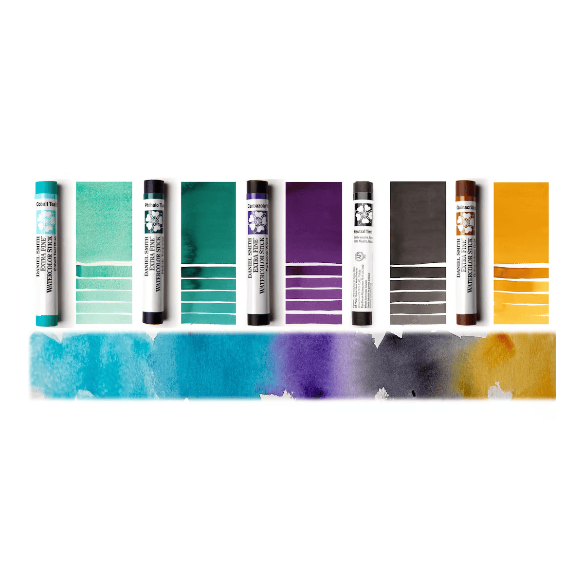 Daniel Smith Watercolour Stick Daniel Smith - Extra Fine Watercolour Sticks - Aquatic Landscapes - Set of 5 + Case