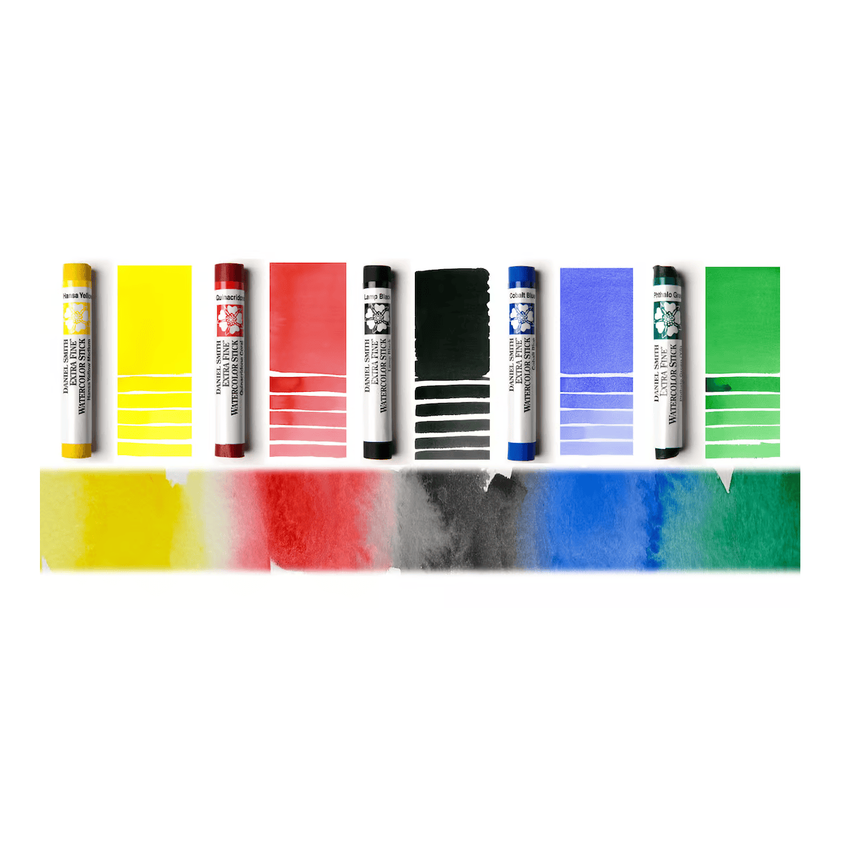Daniel Smith Watercolour Stick Daniel Smith - Extra Fine Watercolour Sticks - Core Mixing Palette - Set of 5 + Case
