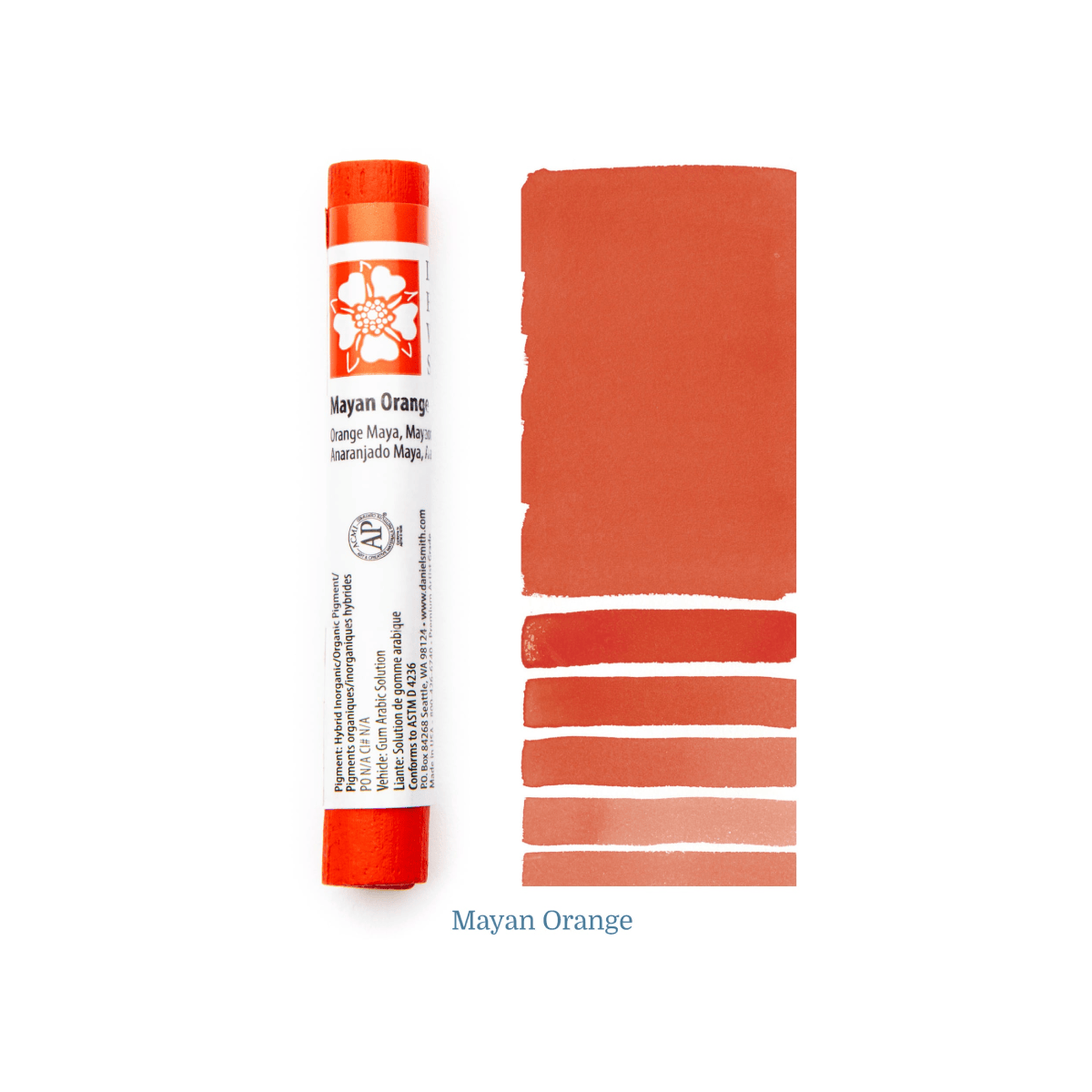 Daniel Smith Watercolour Stick Mayan Orange Daniel Smith - Extra Fine Watercolour Sticks - Individual Colours