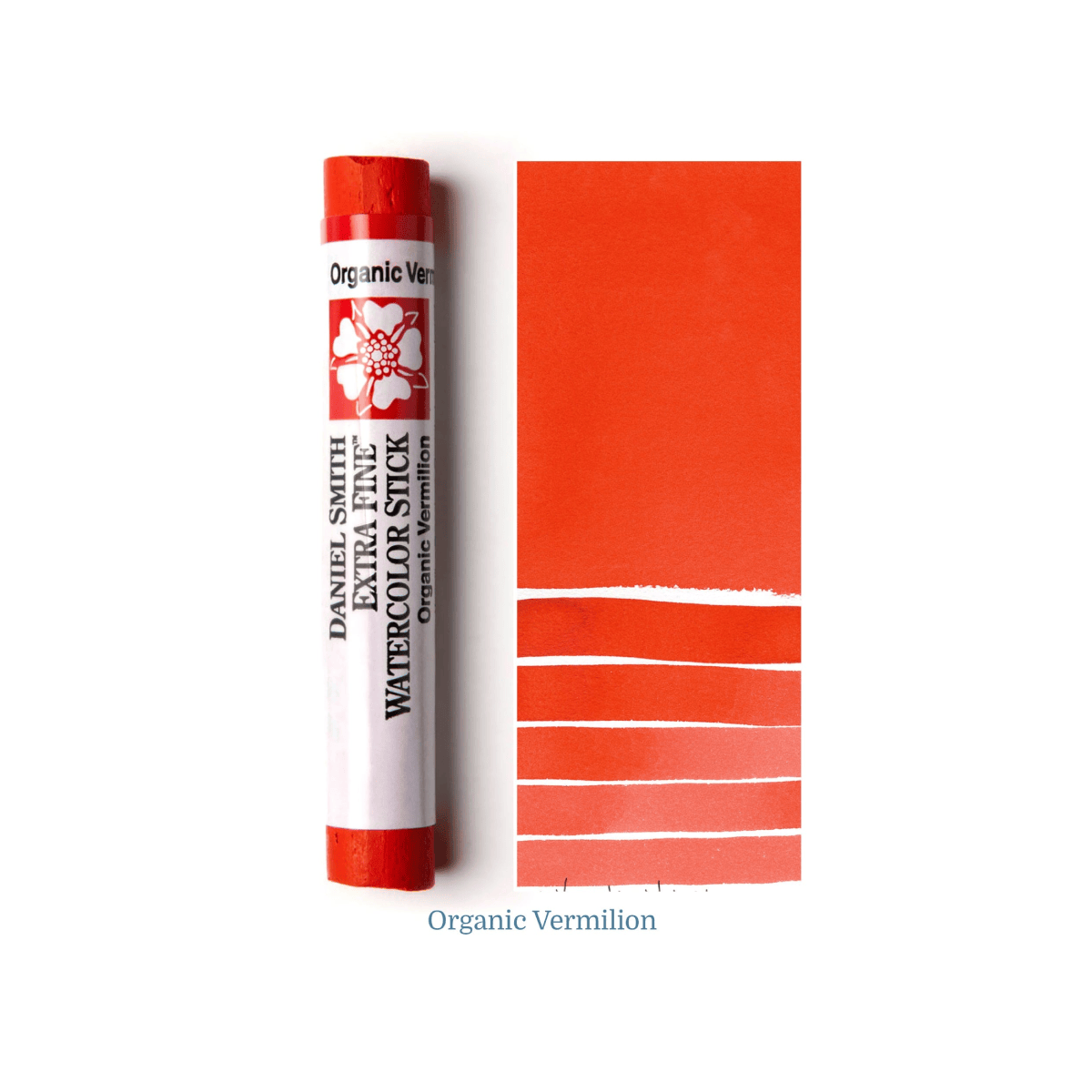 Daniel Smith Watercolour Stick Organic Vermilion Daniel Smith - Extra Fine Watercolour Sticks - Individual Colours