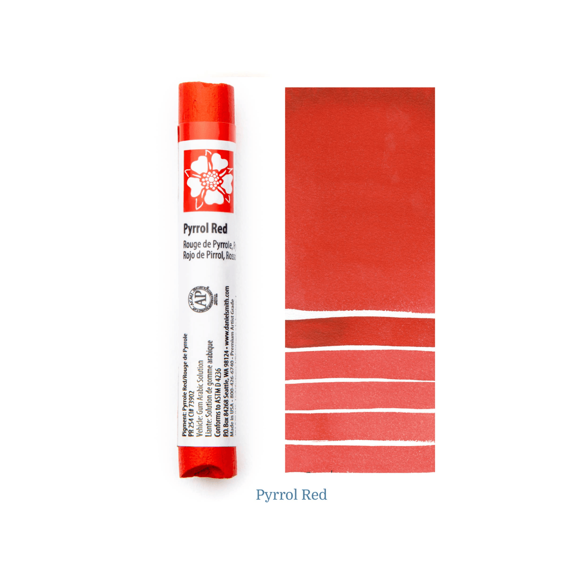 Daniel Smith Watercolour Stick Pyrrol Red Daniel Smith - Extra Fine Watercolour Sticks - Individual Colours