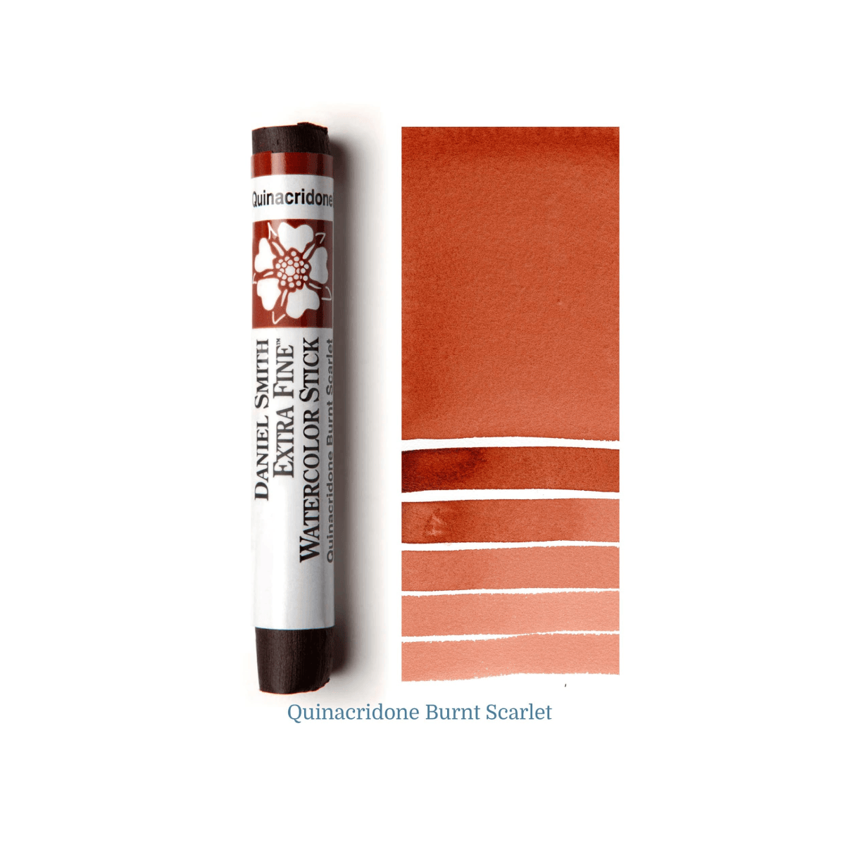 Daniel Smith Watercolour Stick Quinacridone Burnt Scarlet Daniel Smith - Extra Fine Watercolour Sticks - Individual Colours