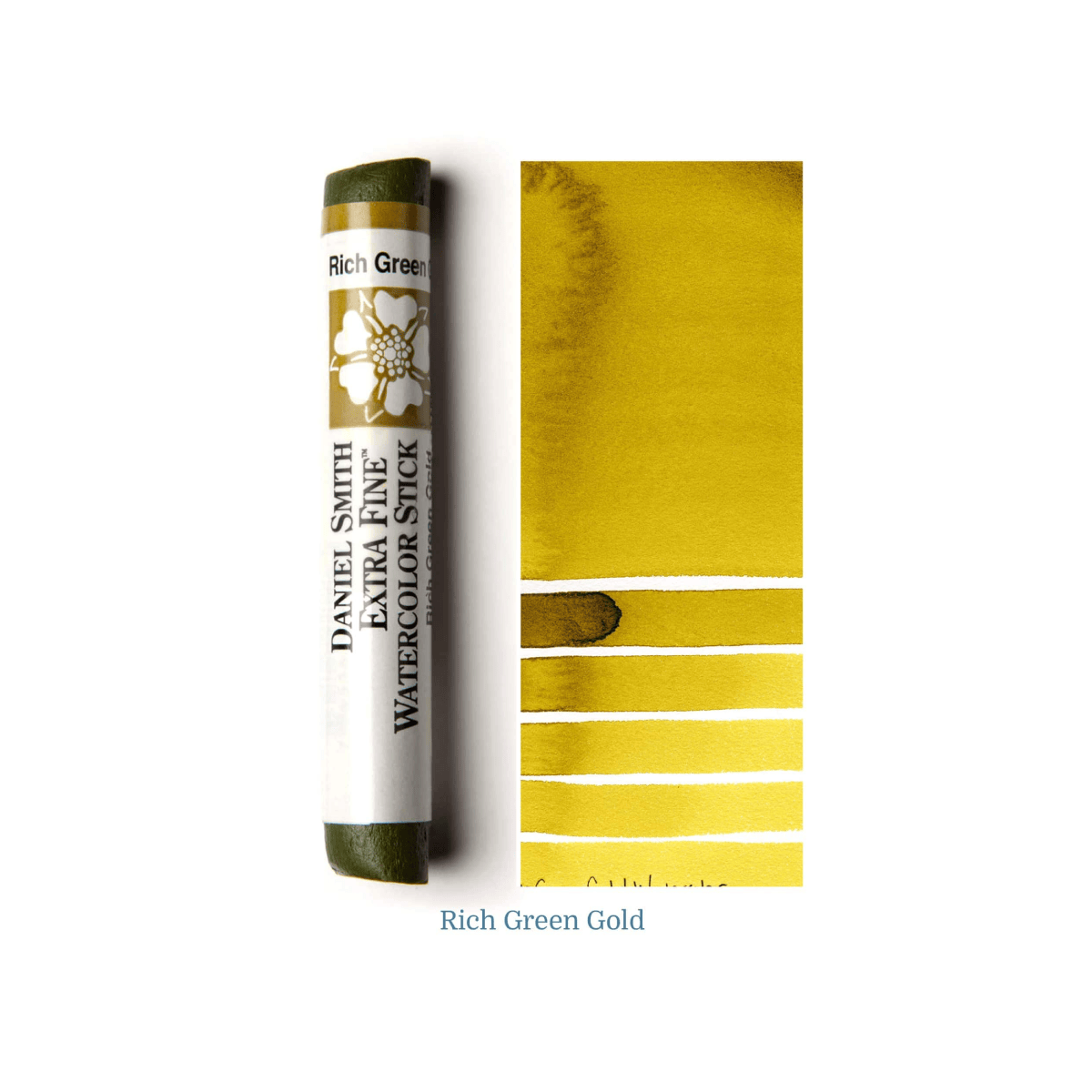 Daniel Smith Watercolour Stick Rich Green Gold Daniel Smith - Extra Fine Watercolour Sticks - Individual Colours