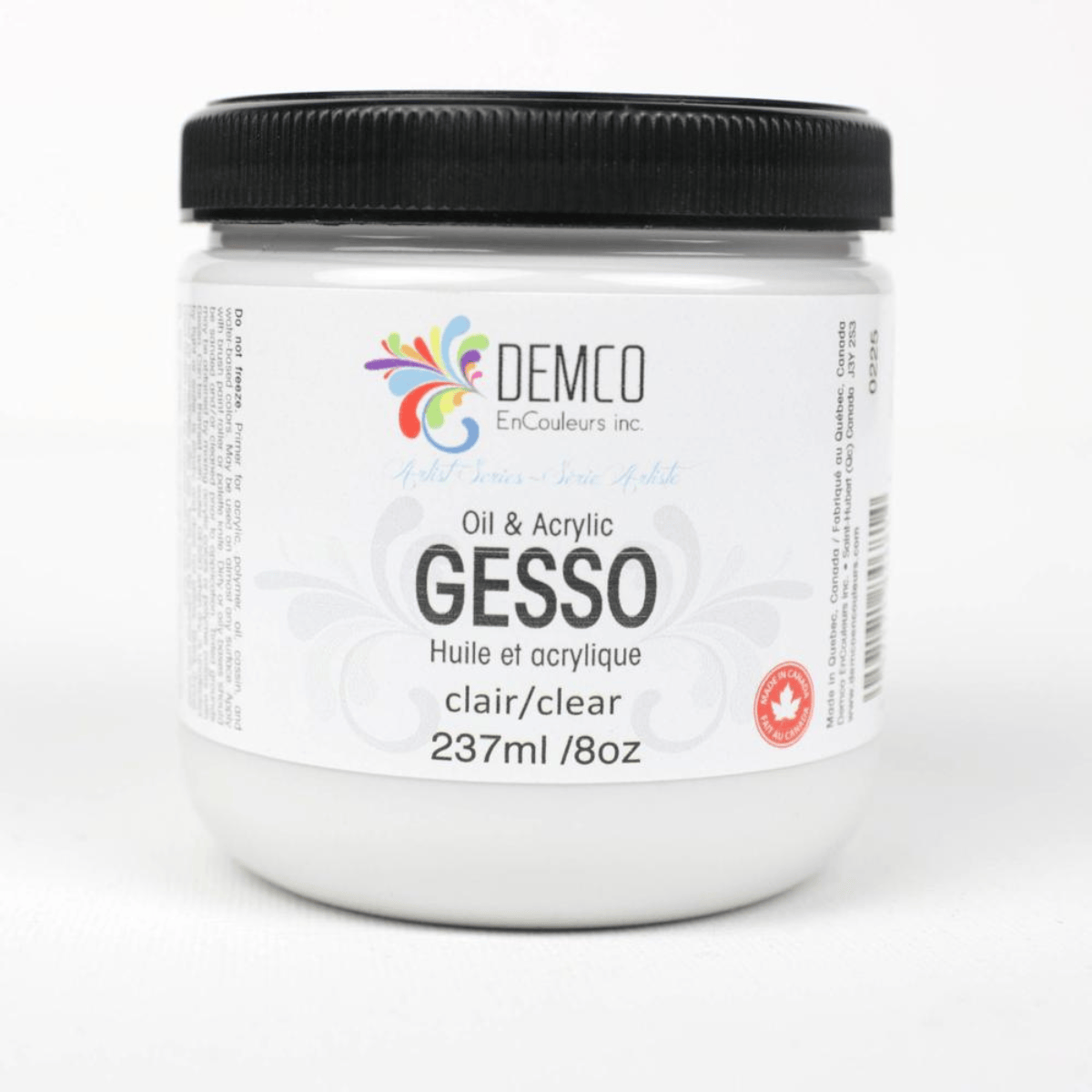 DEMCO EnCouleurs Acrylic Ground Demco - Clear Gesso - 237mL Jar