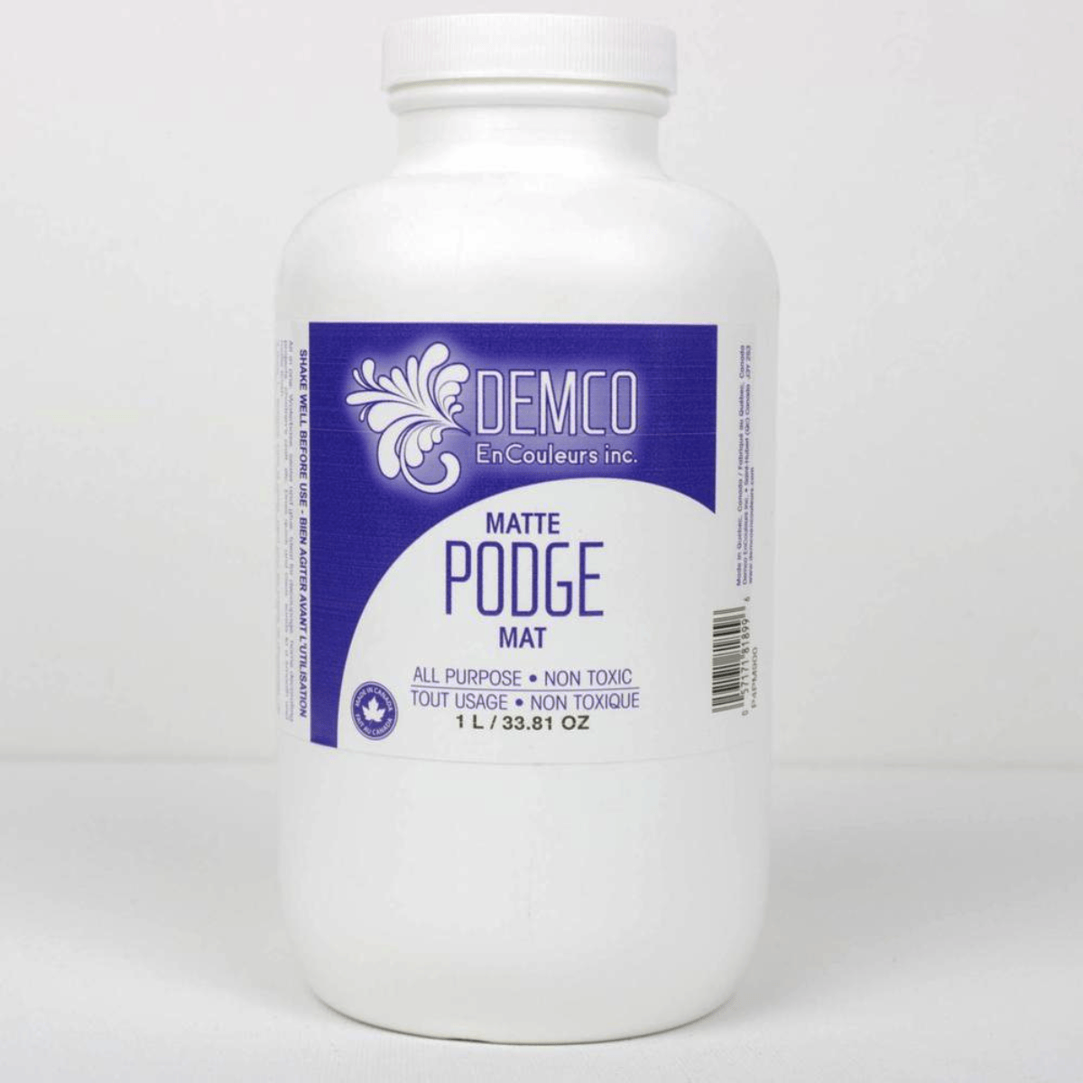 DEMCO EnCouleurs Acrylic Medium Demco - Podge - Matte - 1000mL Jar