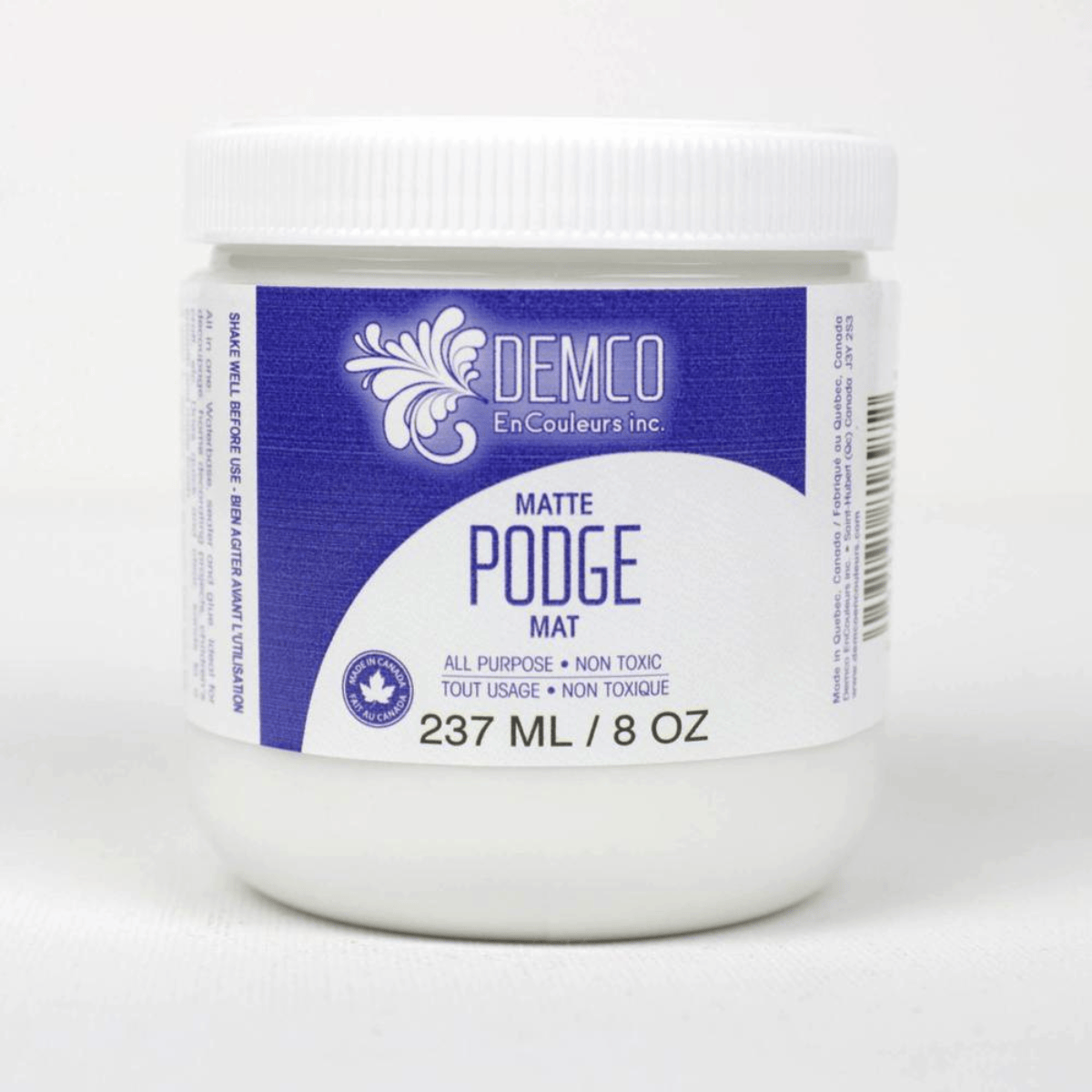 DEMCO EnCouleurs Acrylic Medium Demco - Podge - Matte - 237mL Jar