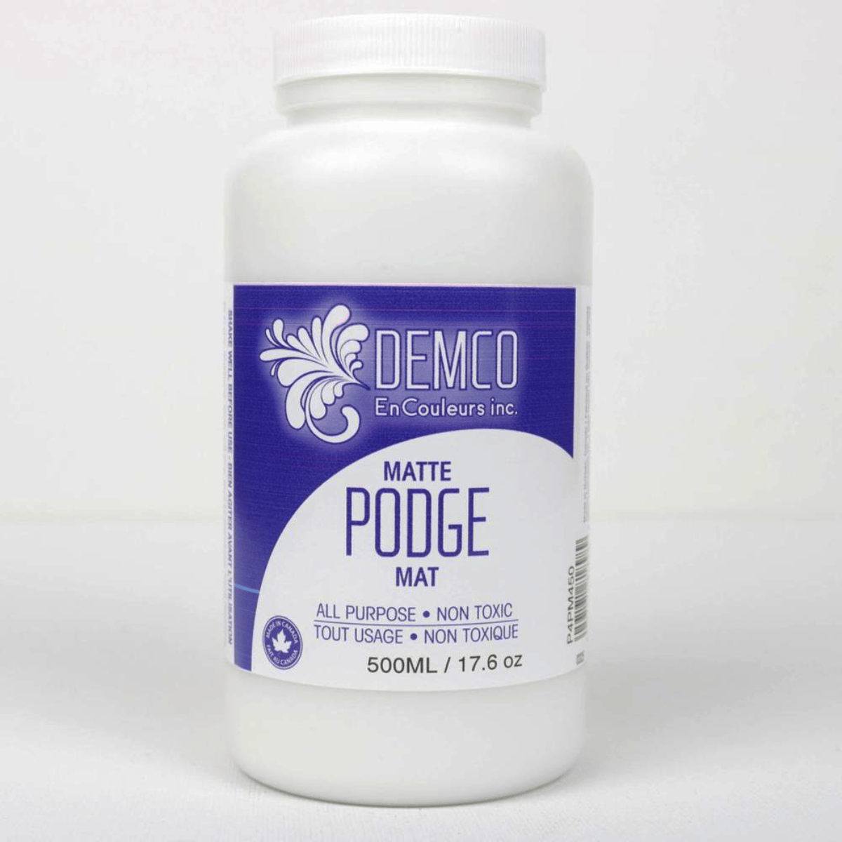 DEMCO EnCouleurs Acrylic Medium Demco - Podge - Matte - 500mL Jar
