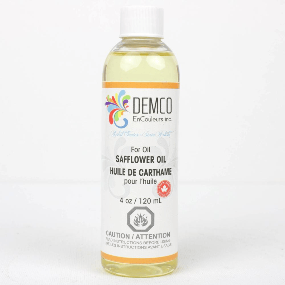 DEMCO EnCouleurs Oil Colour Medium Demco - Safflower Oil - 120mL Bottle