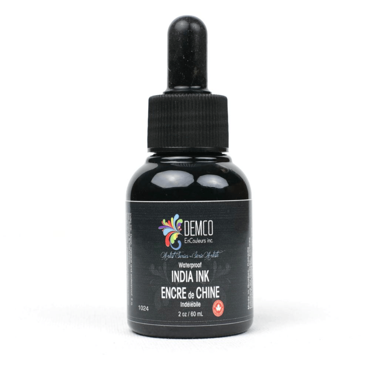 DEMCO EnCouleurs Traditional Ink Demco - India Ink - 60mL Bottle
