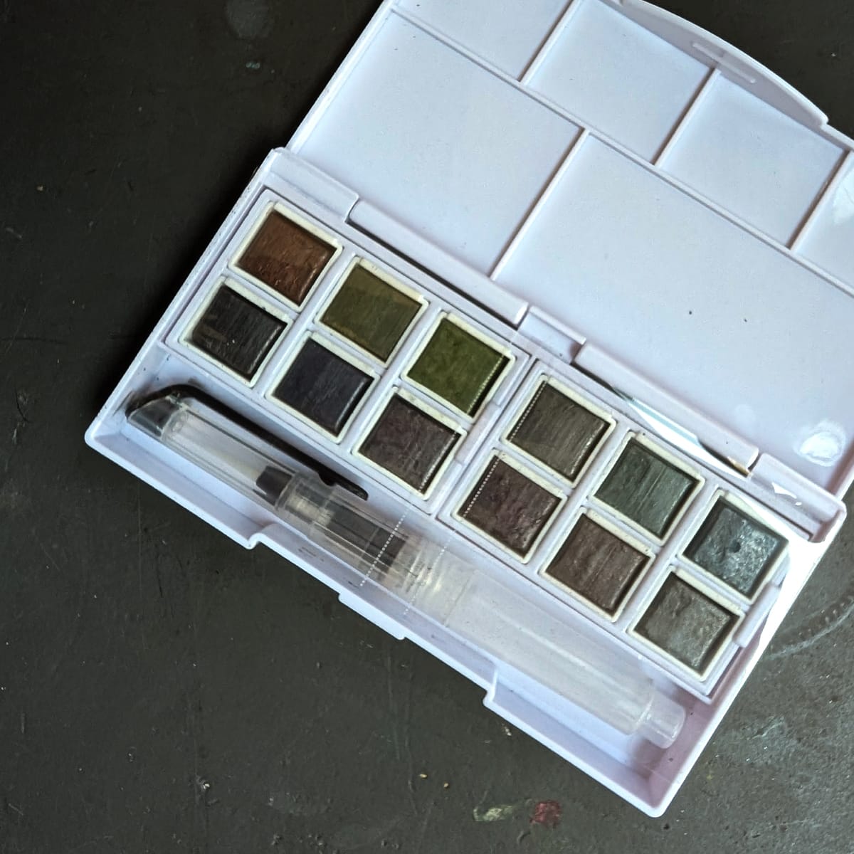Derwent Watercolour Set Derwent - Graphitint - Paint Pan Set - 12 Colours