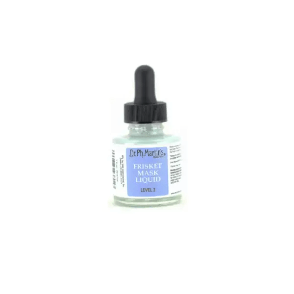 Dr. Ph. Martin's Masking Fluid Level 2 Dr. Ph. Martin's - Frisket Mask Liquid - 1oz Jars