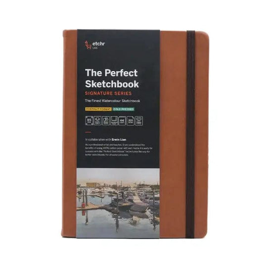 Etchr Sketchbook - Hardcover Cold Press Etchr - Perfect Sketchbooks - Signature Series