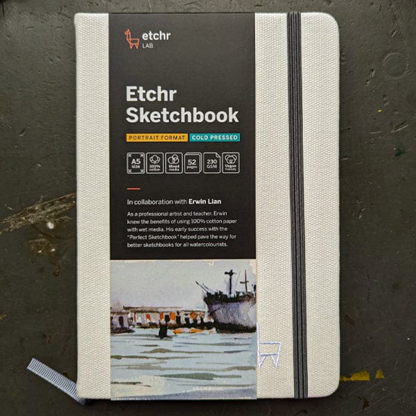 Etchr Sketchbook - Hardcover Etchr - Portrait Sketchbooks - A5