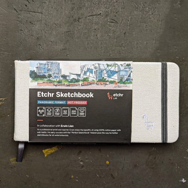Etchr Sketchbook - Hardcover Hot Press Etchr - Panoramic Sketchbooks