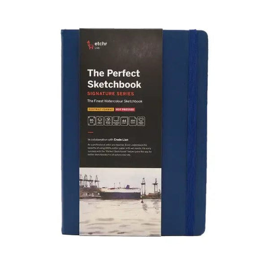 Etchr Sketchbook - Hardcover Hot Press Etchr - Perfect Sketchbooks - Signature Series