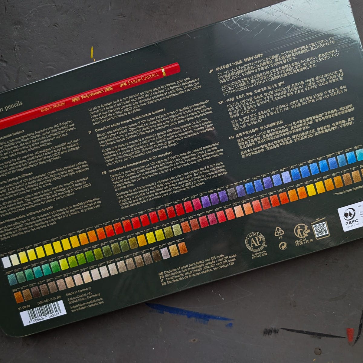 Faber-Castell Colour Pencil Set Faber-Castell - Polychromos - Colour Pencil Tin - Set of 102 - Maximum Lightfastness Collection