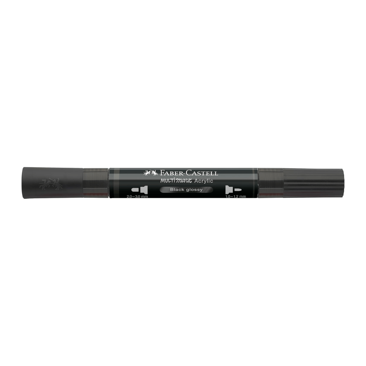 Faber-Castell Paint Marker Black - Glossy Faber-Castell - Multimark - Dual Tip Acrylic Markers