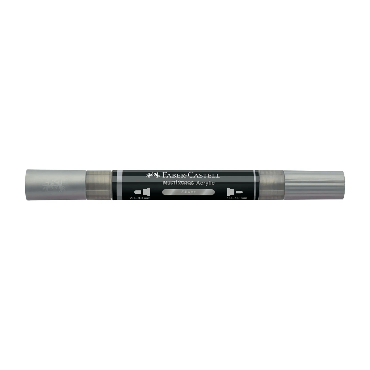 Faber-Castell Paint Marker Silver Faber-Castell - Multimark - Dual Tip Acrylic Markers