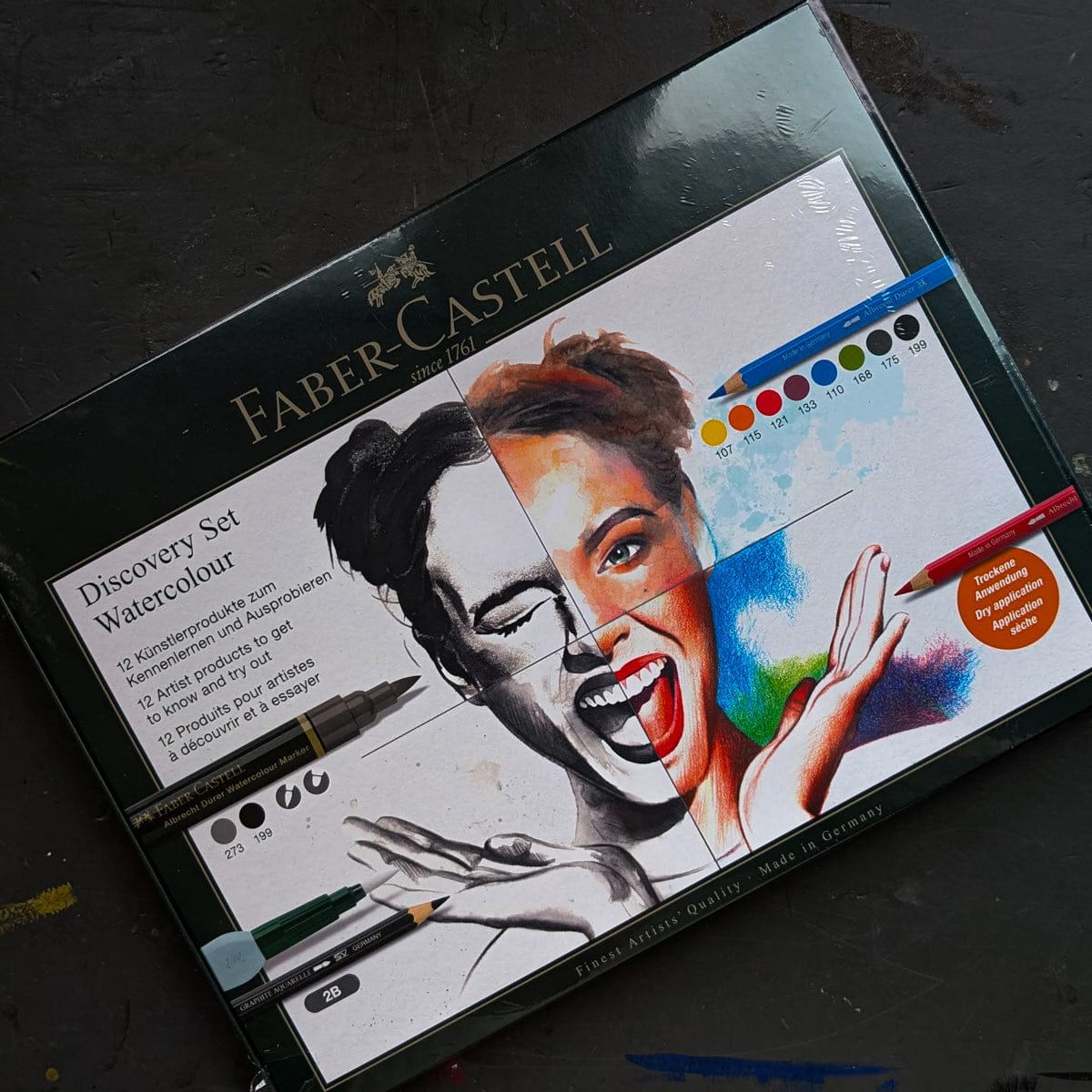 Faber-Castell Watercolour Pencil Set Faber-Castell - Albrecht Dürer - Watercolour Discovery Set - 12 Pieces