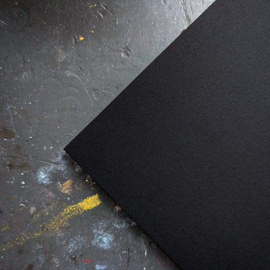 Fabriano Drawing Pad - Black Fabriano - Black Black Drawing Paper - 21x29.7cm Pad