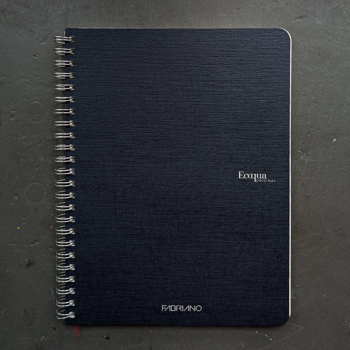 Fabriano Notebook Anthracite Fabriano - EcoQua - Spiral Notebooks - A5 Size